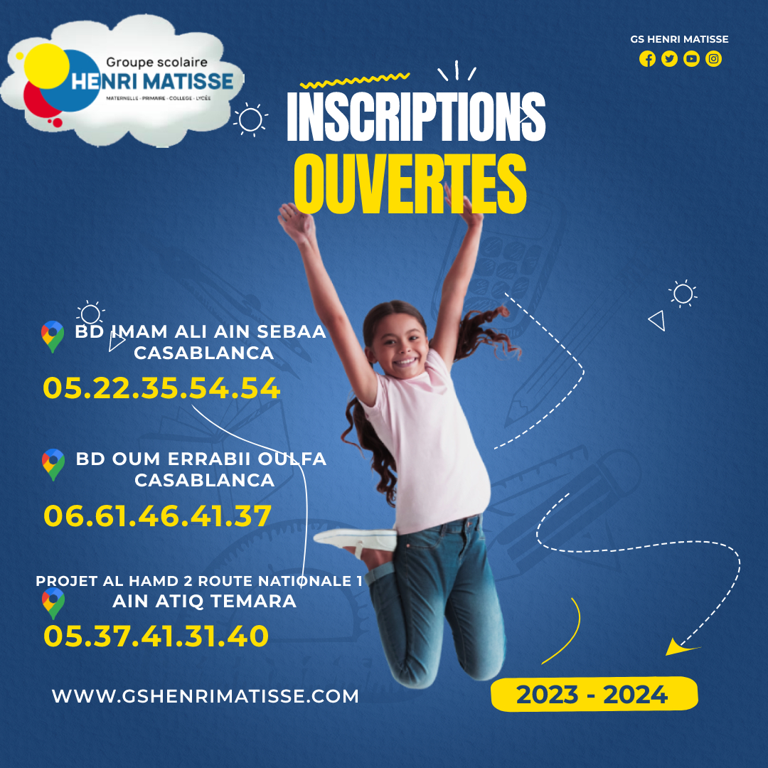 Inscriptions Ouvertes